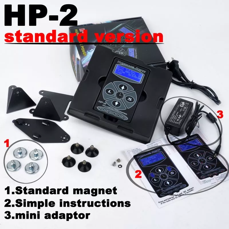 100% Asli Hurricane HP-2 Tattoo Power Supply Kotak Hijau