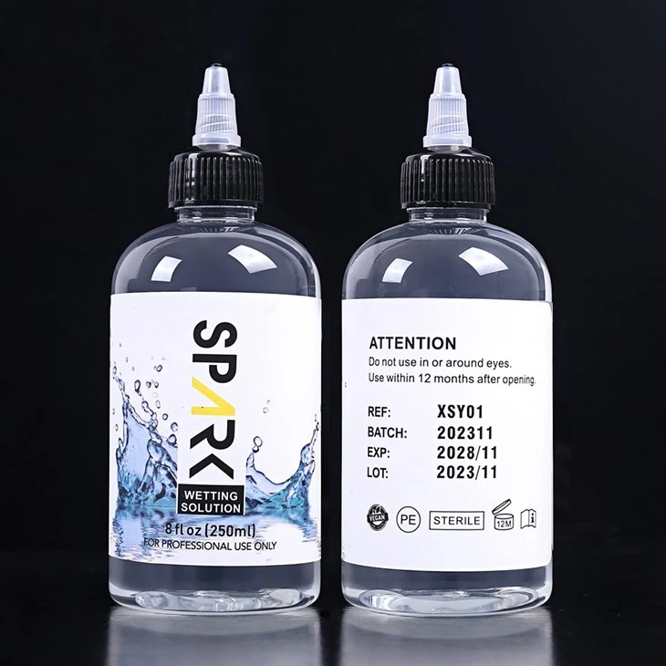 250ml (8oz) High-Efficient Permanent Organic Tattoo Ink Wetting Mixing Solution suppliers