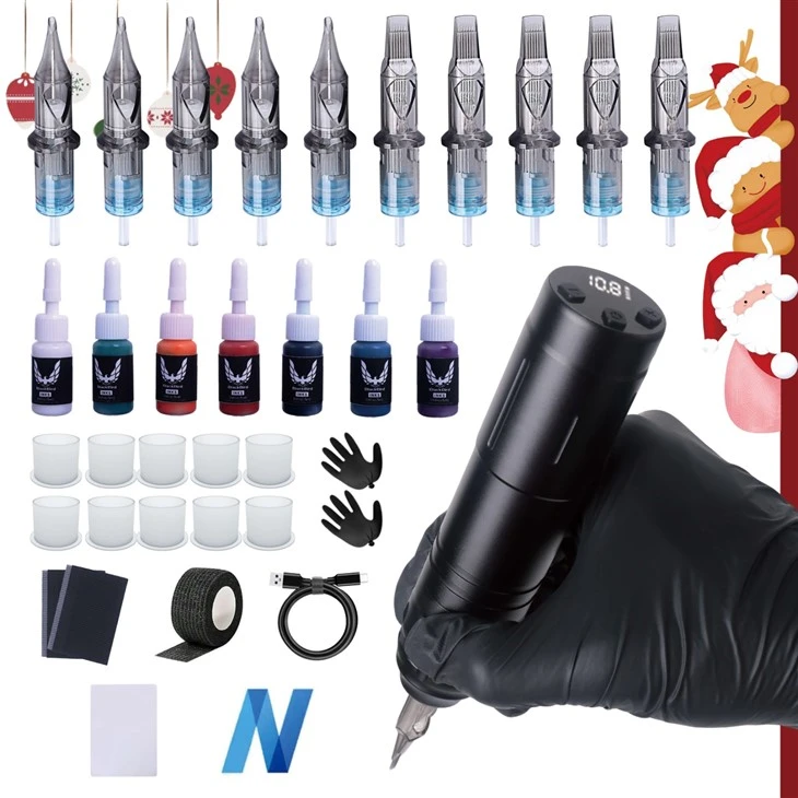 Professional Full Wireless 4 Models Tattoo Machine Pen Kit suppliers