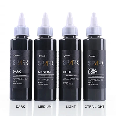4oz 120ml Organic Long - Tinta tato whitewash abadi