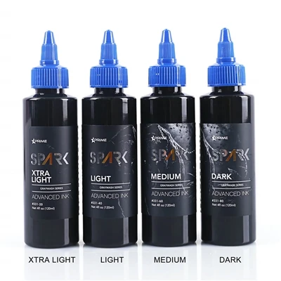Organik 4oz 120ml Graywash Makeup Tato Tato Hitam