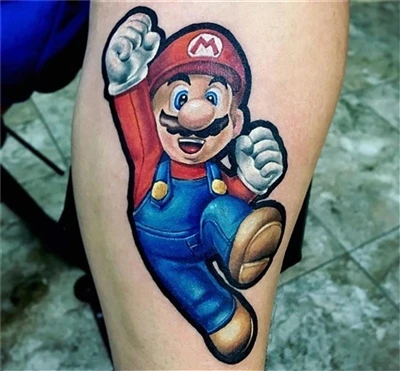Tato Mario Bross Dilakukan Oleh @ nacho_serrano_2012 Dari Argentina Dengan #s...