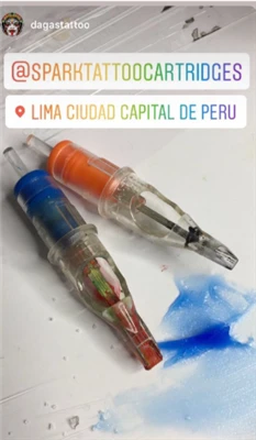 Dagas Tattoo From Peru Selalu Bekerja Bersama Dengan #sparkcartridges