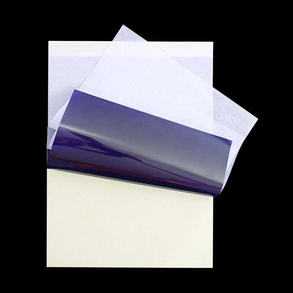 Professional Temporary Clear Smooth Square Pattern Tattoo Stencil Paper For Body Art Design Transfers best