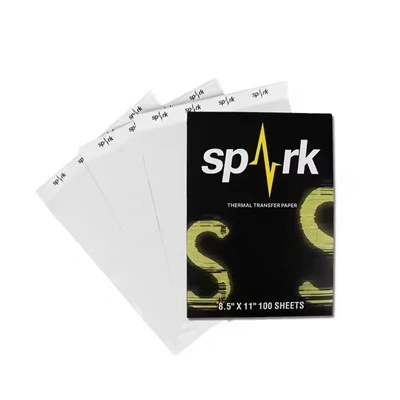 100 pcs kertas mesin fotokopi tato termal spark tato stensil transfer kertas stiker kertas termal