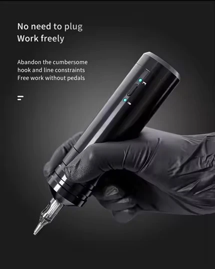 Mesin tato profesional pena kartrid portabel
