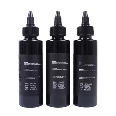 Spark Custom Wholesale China High - end 4 oz 120 mL Paint Pigmen Body Warna Kulit Luar Biasa Tinta Tato Hitam Hitam