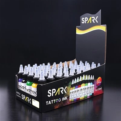 Spark Organik 0,5 oz Cepat Kering Panjang Suplai Tato Tato Tinta Tinta Permanen Pigmen Make untuk Seni Tubuh