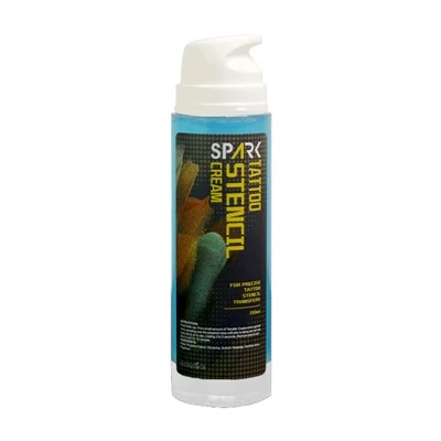 Gel Transfer Stensil Tato 5 OZ Jernih Nyaman Organik Profesional untuk Seni Tubuh dan Tato