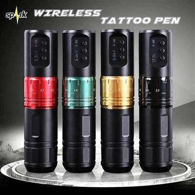 Spark Precision Precision Tattoo Pena Portabel Listrik Seni Tubuh Baterai Permanen Dioperasikan