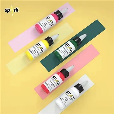 Spark Professional Kualitas Tinggi Long Organic - Air Bertahan - berdasarkan tinta tato warna yang jelas