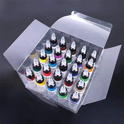 Grosir kustom tinggi - end 1oz long - warna lopersing cepat schle smooth premium tinta tato permanen untuk seni tubuh