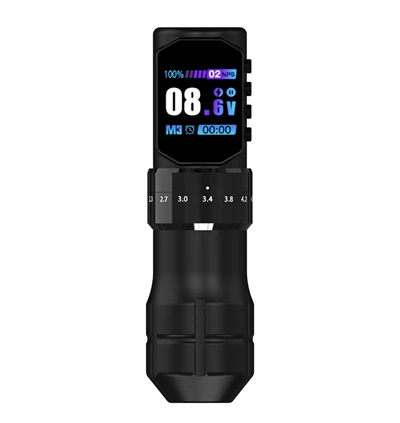 Pena Mesin Tato Nirkabel Dengan Baterai Ganda 2000 MAh Untuk Seni Tubuh Tato