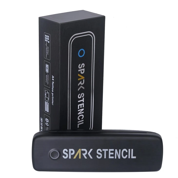 Spark Portabel sementara Efisiensi Tinggi Nirkabel Bluetooth Tattoo Printer untuk Badan Seni Tubuh Bahan Kertas