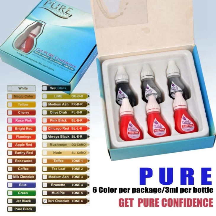 Biotouch Pure Permanent Makeup Pigment Set