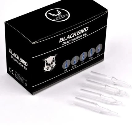 Blacbird Pakai Tattoo Needle Tip Jarum Tattoo Transparan Tabung