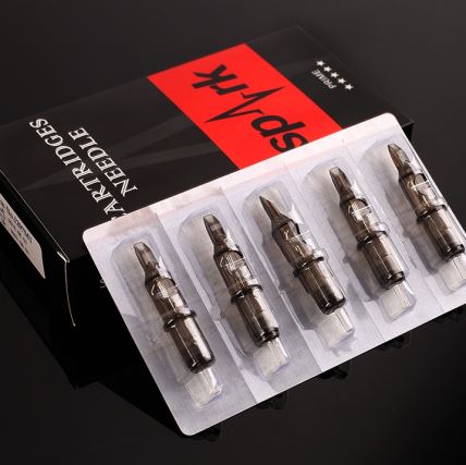 Smoke Grey Prime Spark Axis + Cartridge Jarum Tato