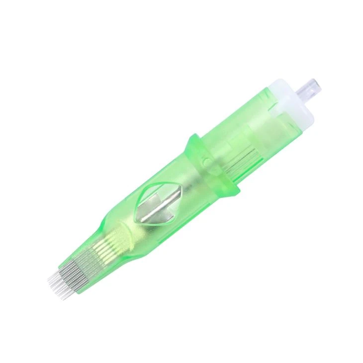 Mega Tattoo Cartridge 0.35mm Melengkung Magnum Needle Cartridge