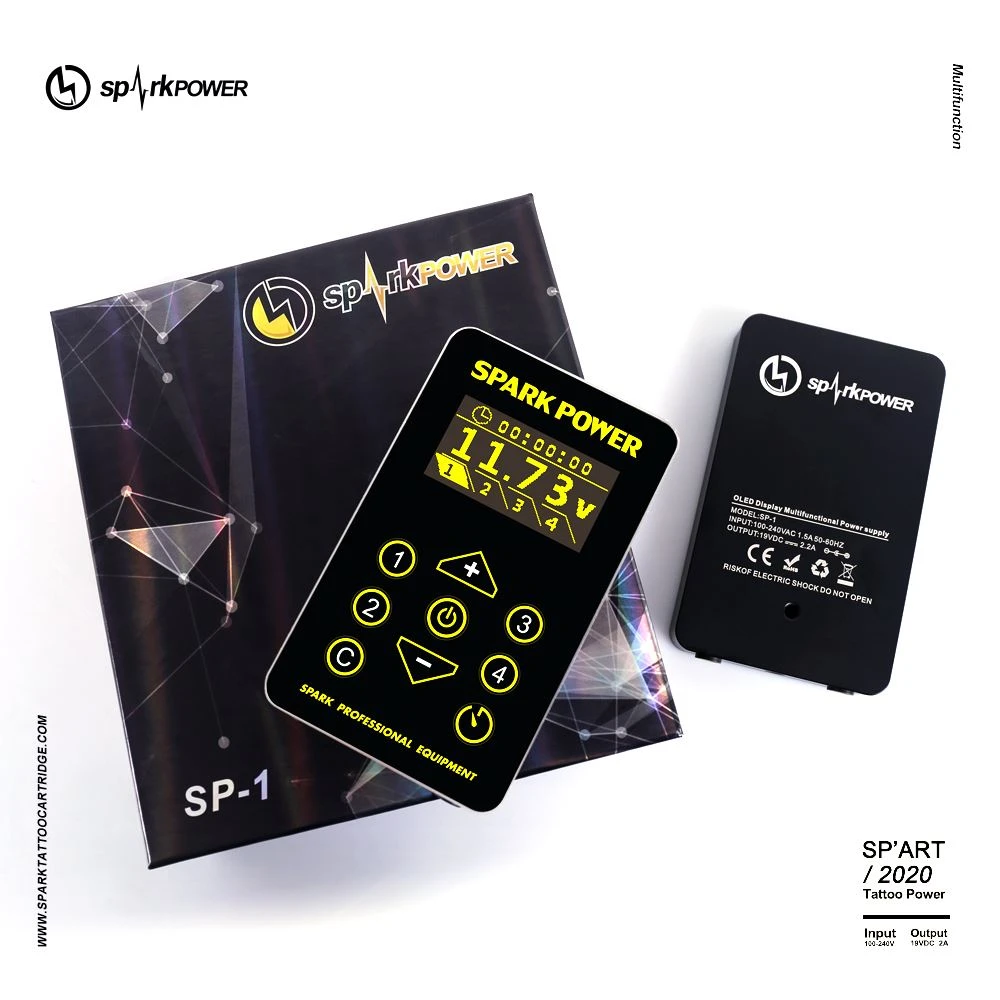 Layar Sentuh OLED Spark Tattoo Power Supply
