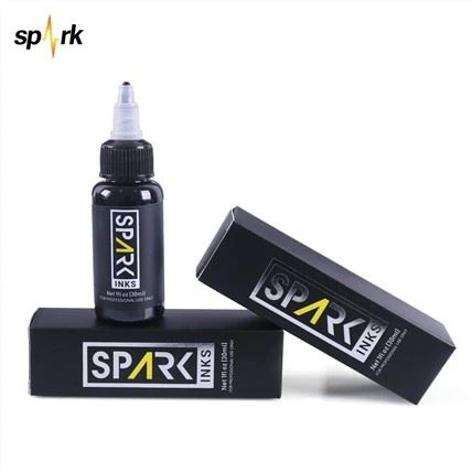 Tinta Tato Hitam Spark 1oz
