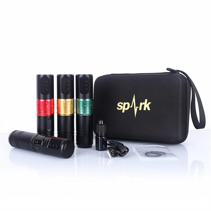 Mesin Tato Spark 1600mAh Mesin Tato Nirkabel Profesional