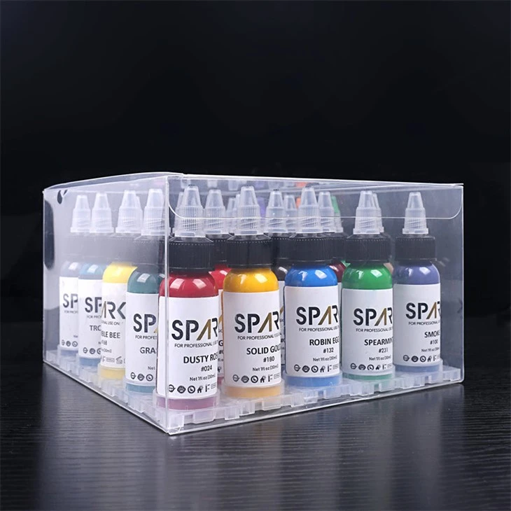 Set 25 Warna Tinta Tato Profesional Set Tinta Tato Percikan Warna