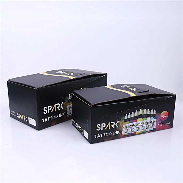 50 Set Warna Pigmen Tinta Tato Set Tinta Tato Percikan Profesional