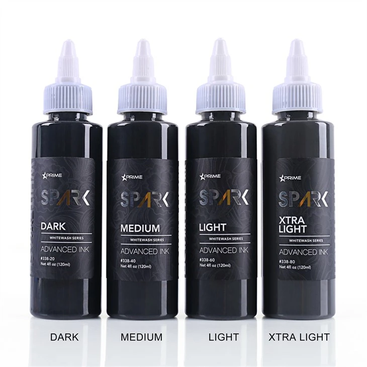 Tinta Tato Bebas Timah Set Cuci Putih Tinta Tato Spark