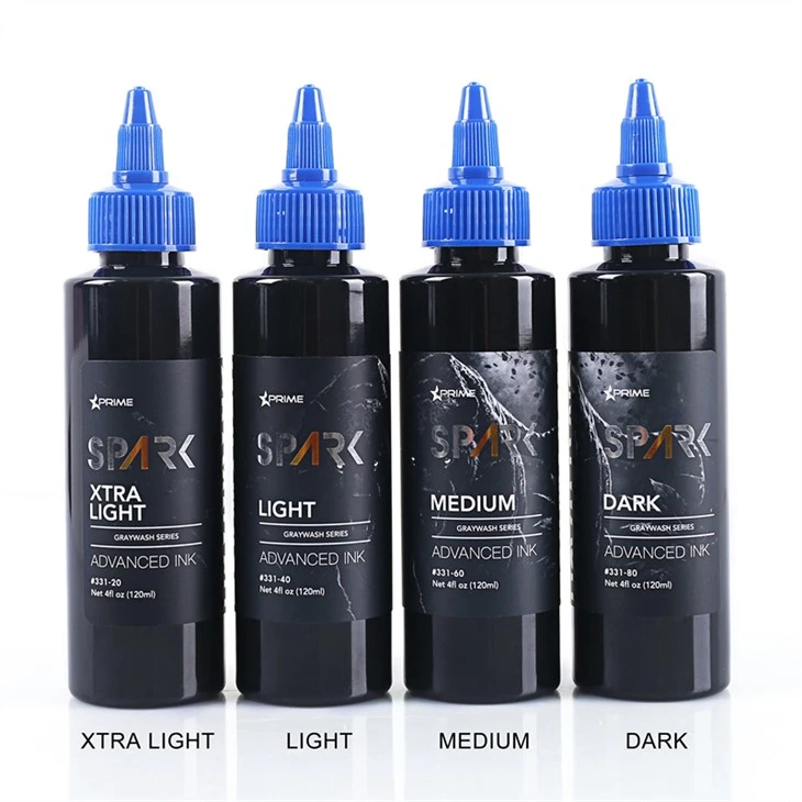 Tinta Tato Pigmen Tinta Tato Vegan Graywash Tinta Tato 4OZ