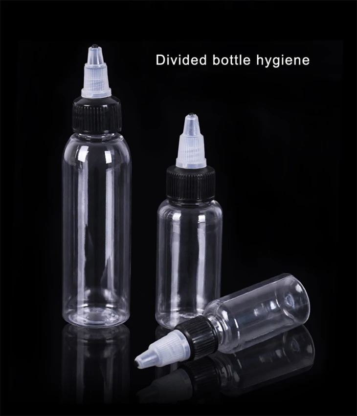 Botol Tinta Tato Plastik