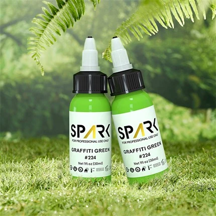 Set 25 Warna Tinta Tato Tinta Tato Spark Asli dalam Jumlah Besar