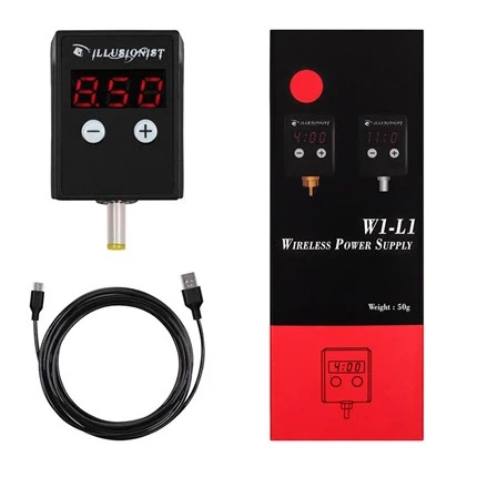 Catu Daya Nirkabel 4V-11V Baterai Tato 1500mAh