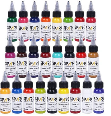 Tinta Tato Berbagai Warna Berkualitas Tinggi Terbaru