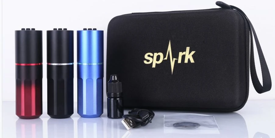 Spark Pena Mesin Tato Baterai Nirkabel Profesional Motor Tanpa Sikat Terbaru