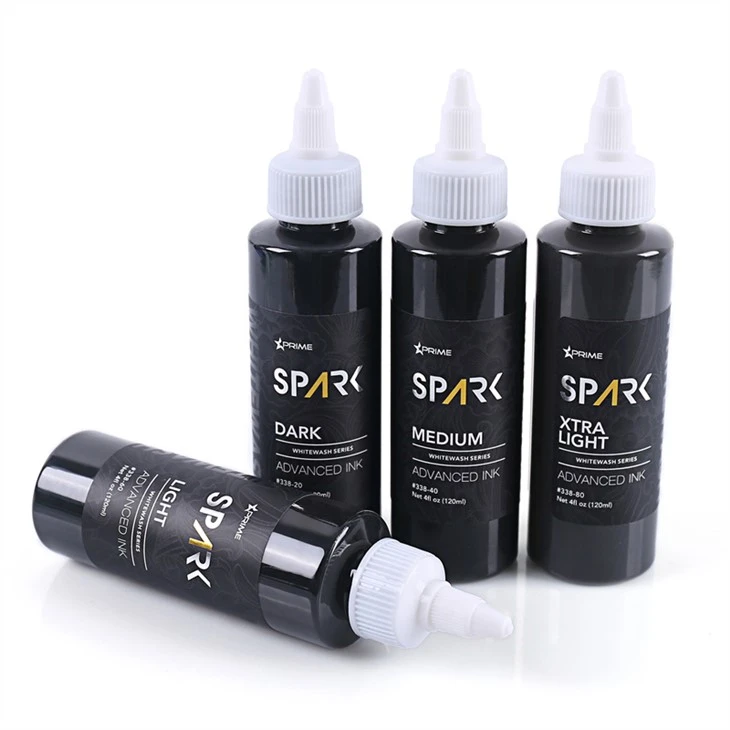 Tinta Tato Spark Set Cuci Putih Asli Tinta Tato Pigmen