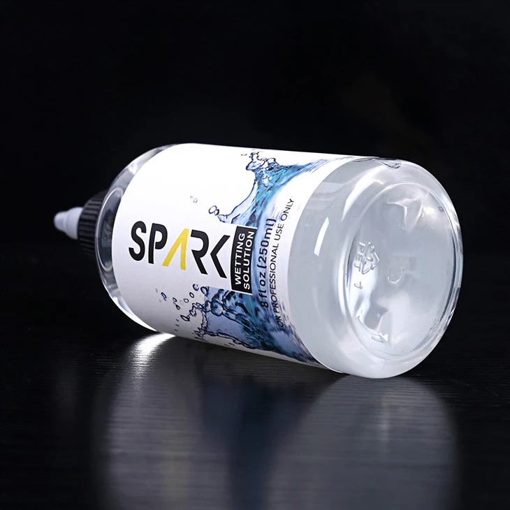 Spark 8OZ 240ML Solusi Pembasahan Tato Solusi Pencampuran Tato Spark Tinta Tato Spark